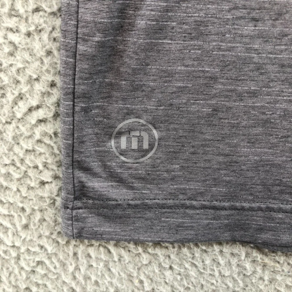 Travis‎ Mathew 1/4 Zip Pullover Mens Large Gray Activewear Golf Preppy Office